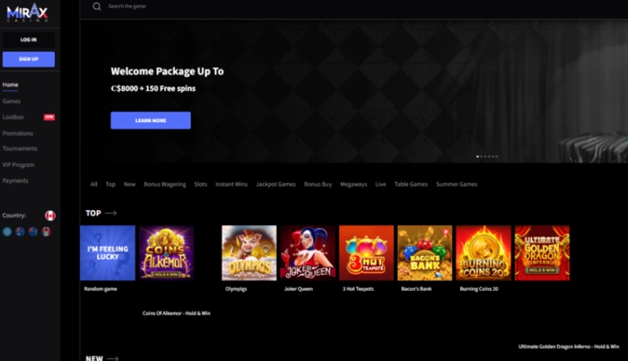 Online Casino MirMax Online Casino MirMax