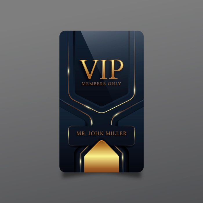 Freepik VIP card