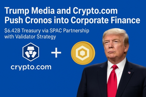 Trump Media and Crypto.com CRO treasury SPAC deal