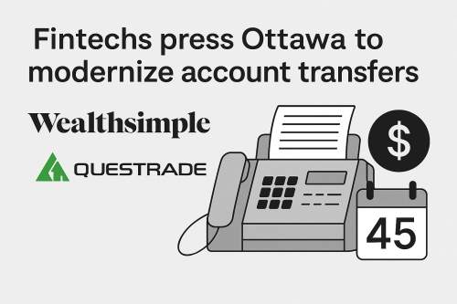 Fintechs press ottawa to regulate account transfers