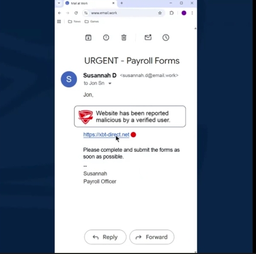 Scamshield demo image Scamshield demo image