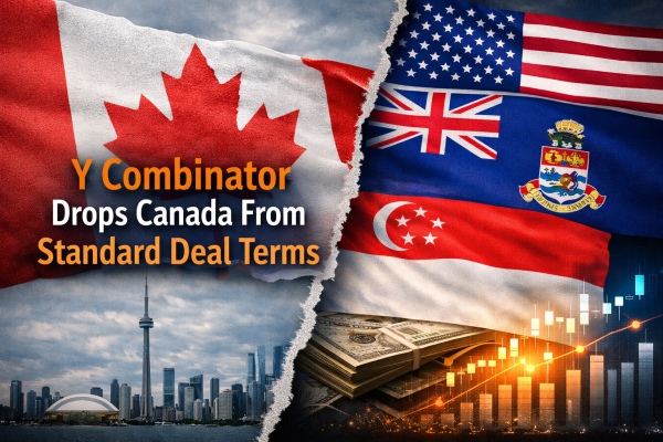 AI image Y Combinator drops Canada from standard deal terms