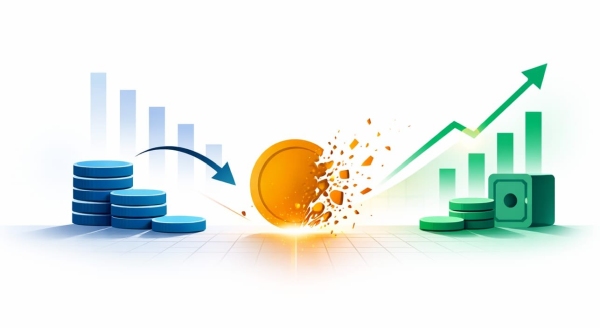 AI Generated token burn and value