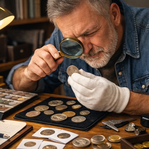 AI Image Buying or selling rare coins and gold AI Image Buying or selling rare coins and gold
