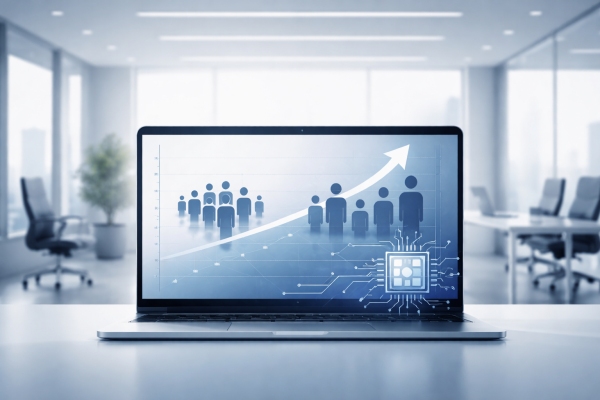 AI image, efficiency gains, cost restructuring