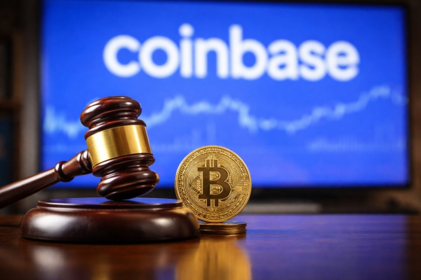 AI image legal gavel and crypto