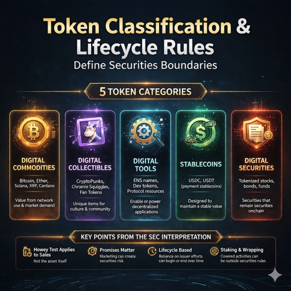 AI image SEC token classification and lifecycle rules