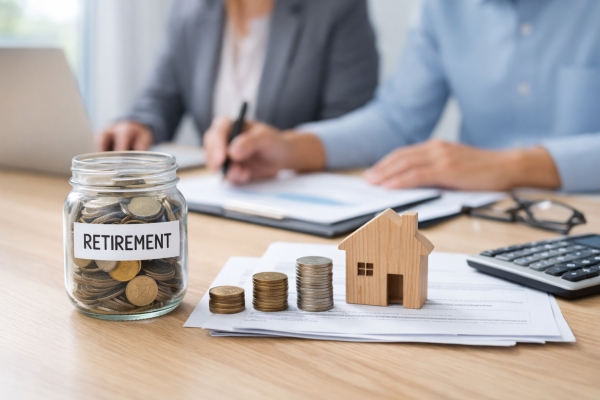 AI Image Access to a retirement plan