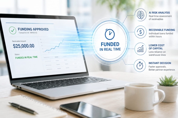 AI Image towards real time funding decisions at POS