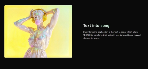 ToMusic.ai Text into song