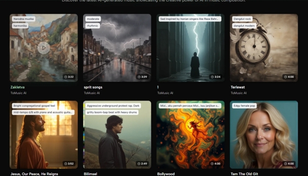 ToMusic.ai Text to music