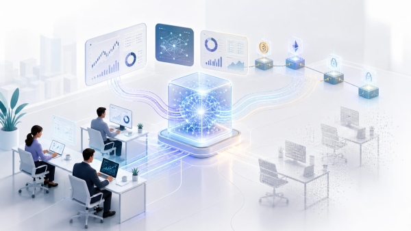 AI Image – AI brain and operator