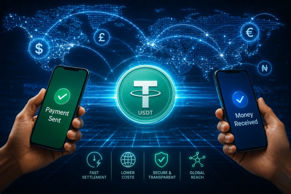 AI Image – Tether Backs LemFi For USDT Stablecoin Remittances