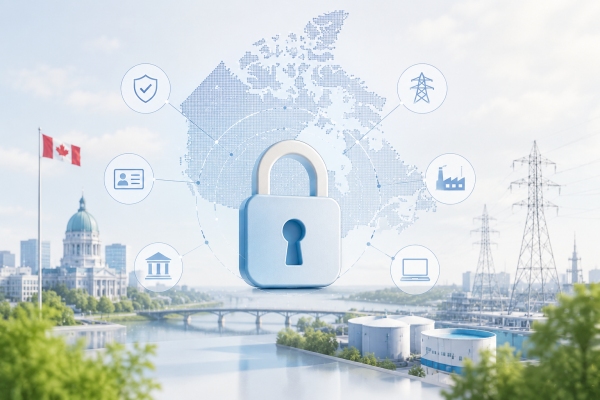 AI Image – Canadian identity and cyber resilience infrastructure
