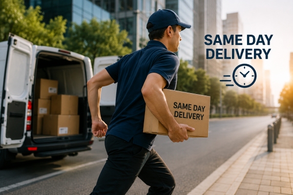 AI Image – Same day delivery service