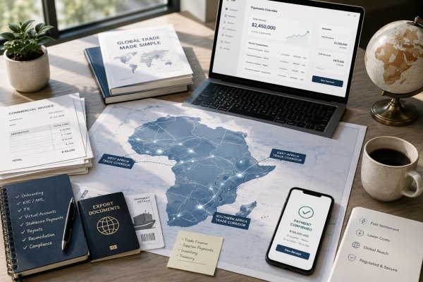 AI Image – Cross border trade payments across Africa