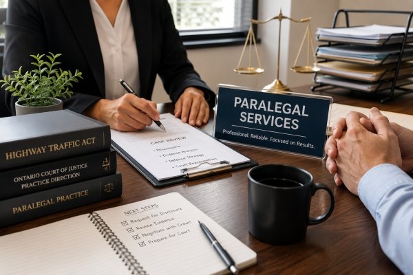 AI Image – Paralegal services, carless driving charges