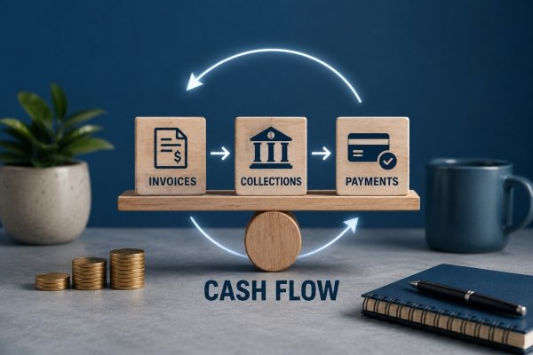 AI Image – SME cash flow, invoices and payments