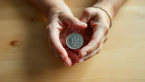 Token in hands