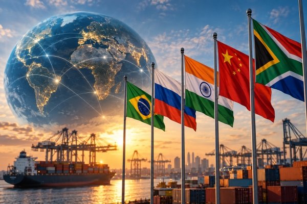 AI Image – 2026 BRICS Summit Advances Cross Border Payment Links