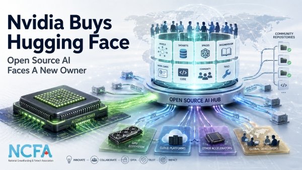 AI Image – Nvidia buys Hugging Face as open source AI faces new ownership and competition