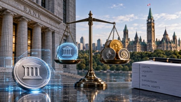 AI Image – OSFI tokenized deposits and crypto capital rules for Canadian banks